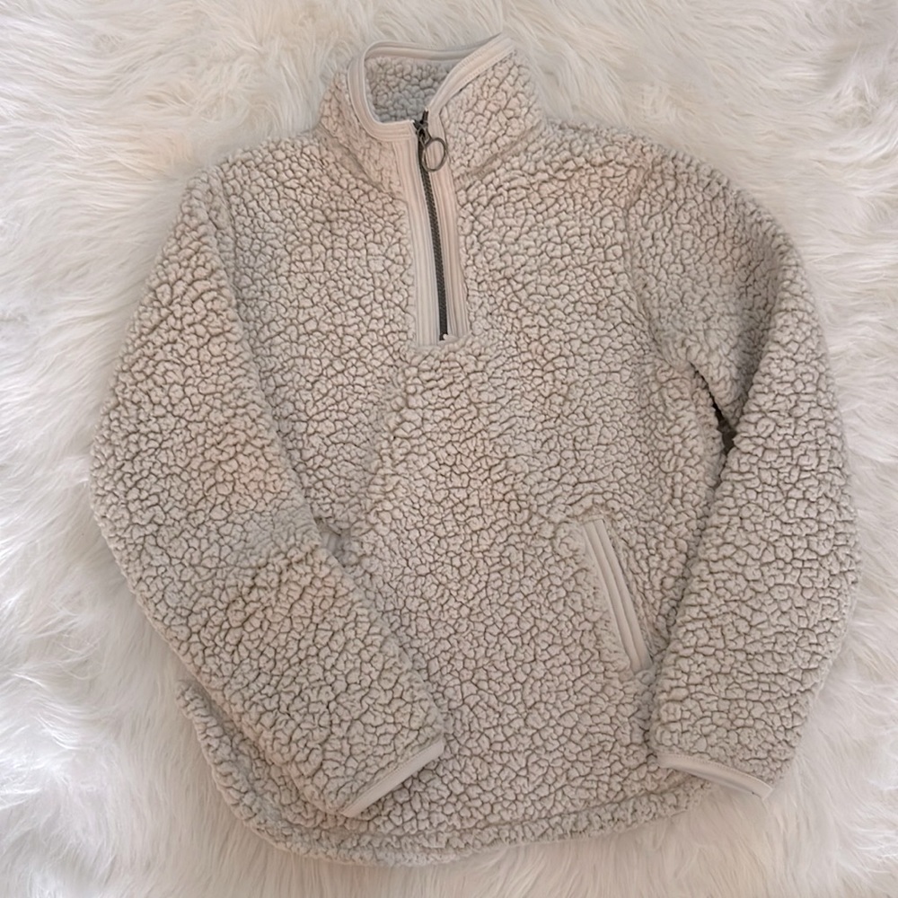 Girls 7/8 Cuddly Sherpa Fleece Pullover